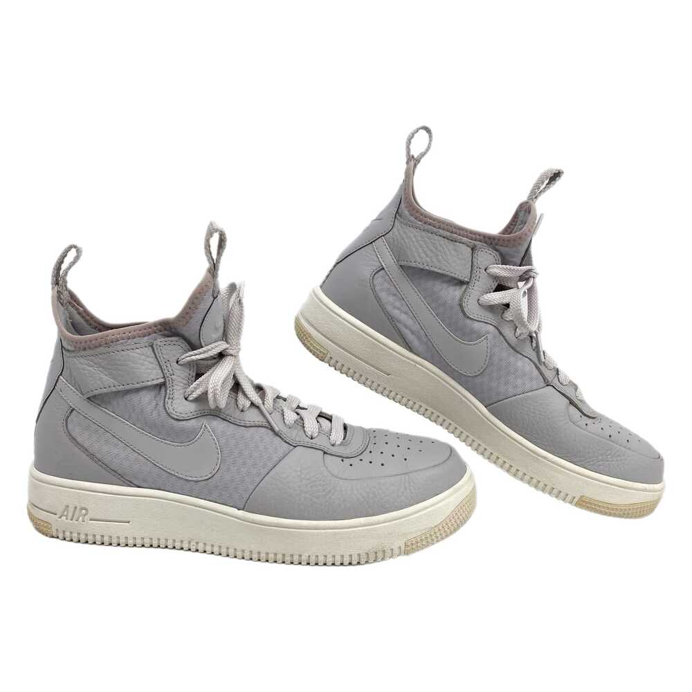 Nike Gray High Top Air Force 1 Sneakers | Size 10